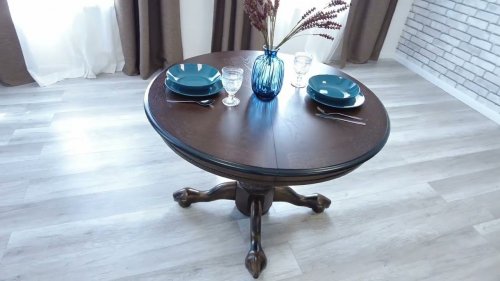 Стол круглый раскладной Rochester  STC  (4260-STC) id. 19 419