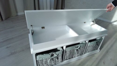 Обувница с 3 я корзинами и ящиком SEIGE  (mod. SH 82301) id. 15545