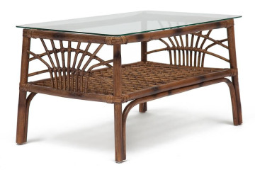 Столик кофейный Secret De Maison Kavanto натуральный ротанг, 83*53*47 см, коричневый античный / Brown Antique
