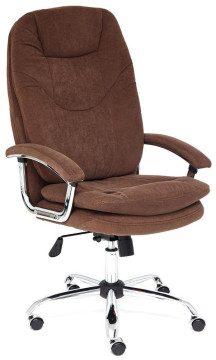 Фотография товара: Кресло SOFTY LUX флок , коричневый, 6