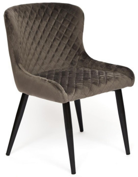 Фотография товара: Стул SANSA ( mod.DC-2140 ) / 1 шт. в упаковке металл/вельвет, 50,5*61,5*80 см, серый вельвет