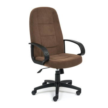 Фотография товара: Кресло СН747 флок , коричневый, 6