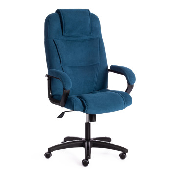 Фотография товара: Кресло BERGAMO (22) флок , синий, 32