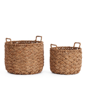 Набор корзин Secret De Maison OASIS ( mod. LS-0024 ) морская трава, D43/38 х 34/40 см , D35/30 х 28/34 см, бежевый