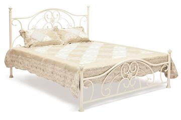 Фотография товара: Кровать двуспальная Элизабет/Elizabeth 180*200 см (King bed), Античный белый (Antique White)