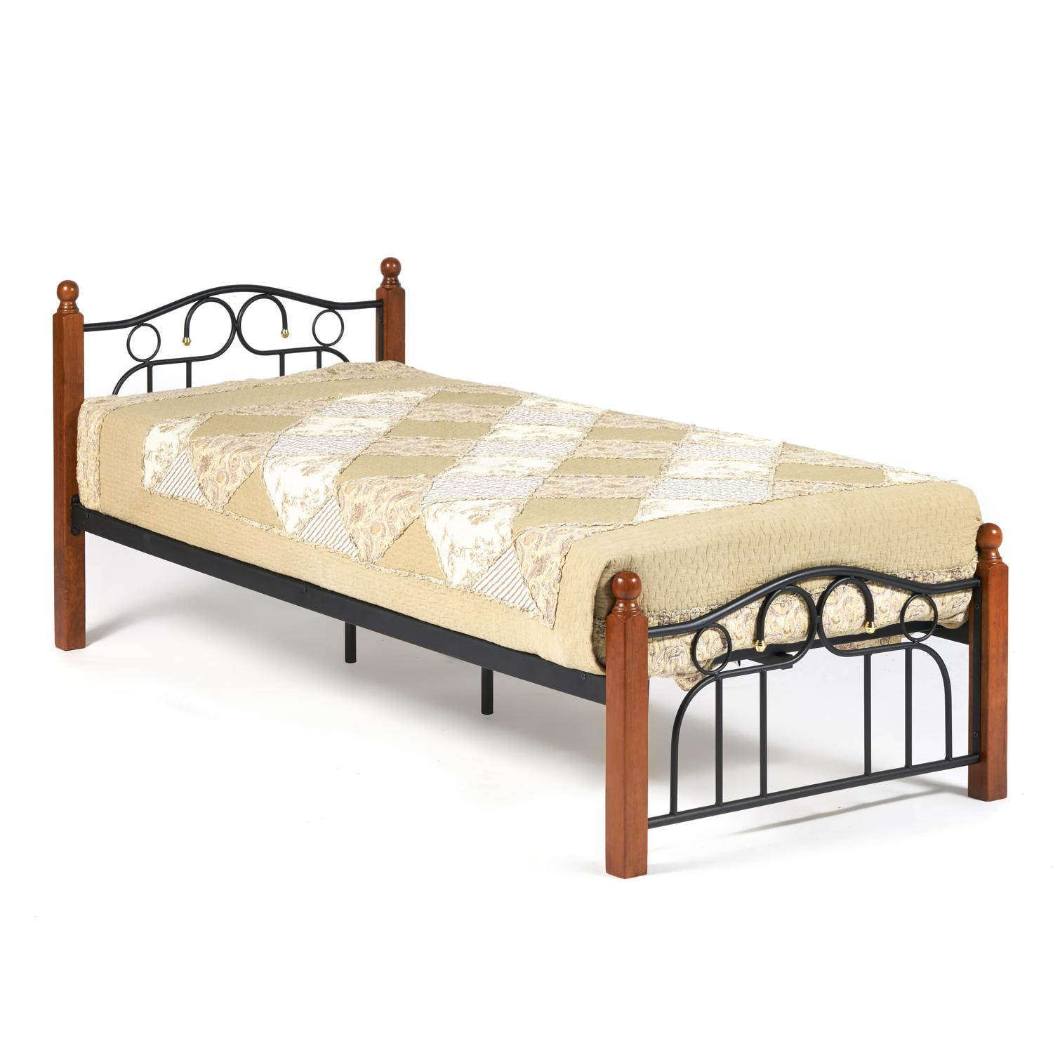 Кровати двуспальные из гевеи